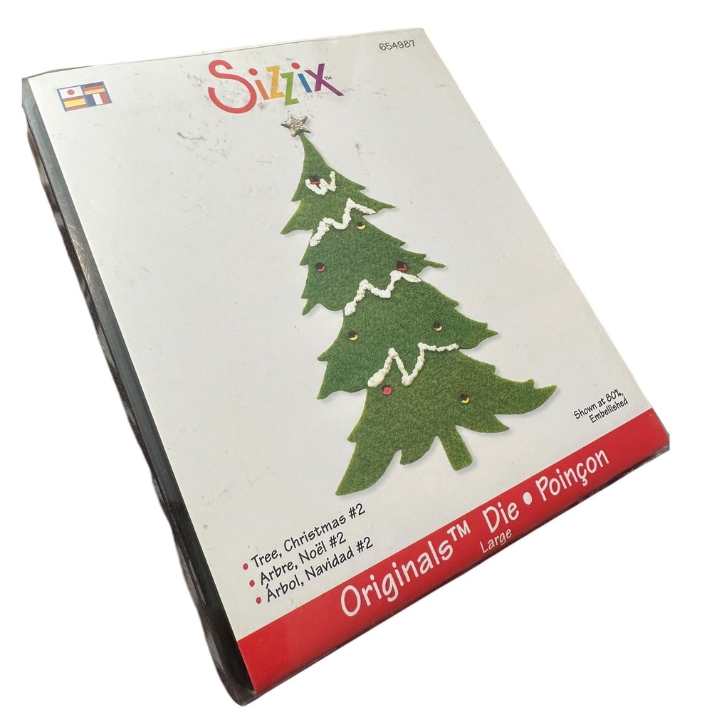Sizzix Originals Large Die Tree Christmas #2 Emily Humble 654987 Holiday Craft